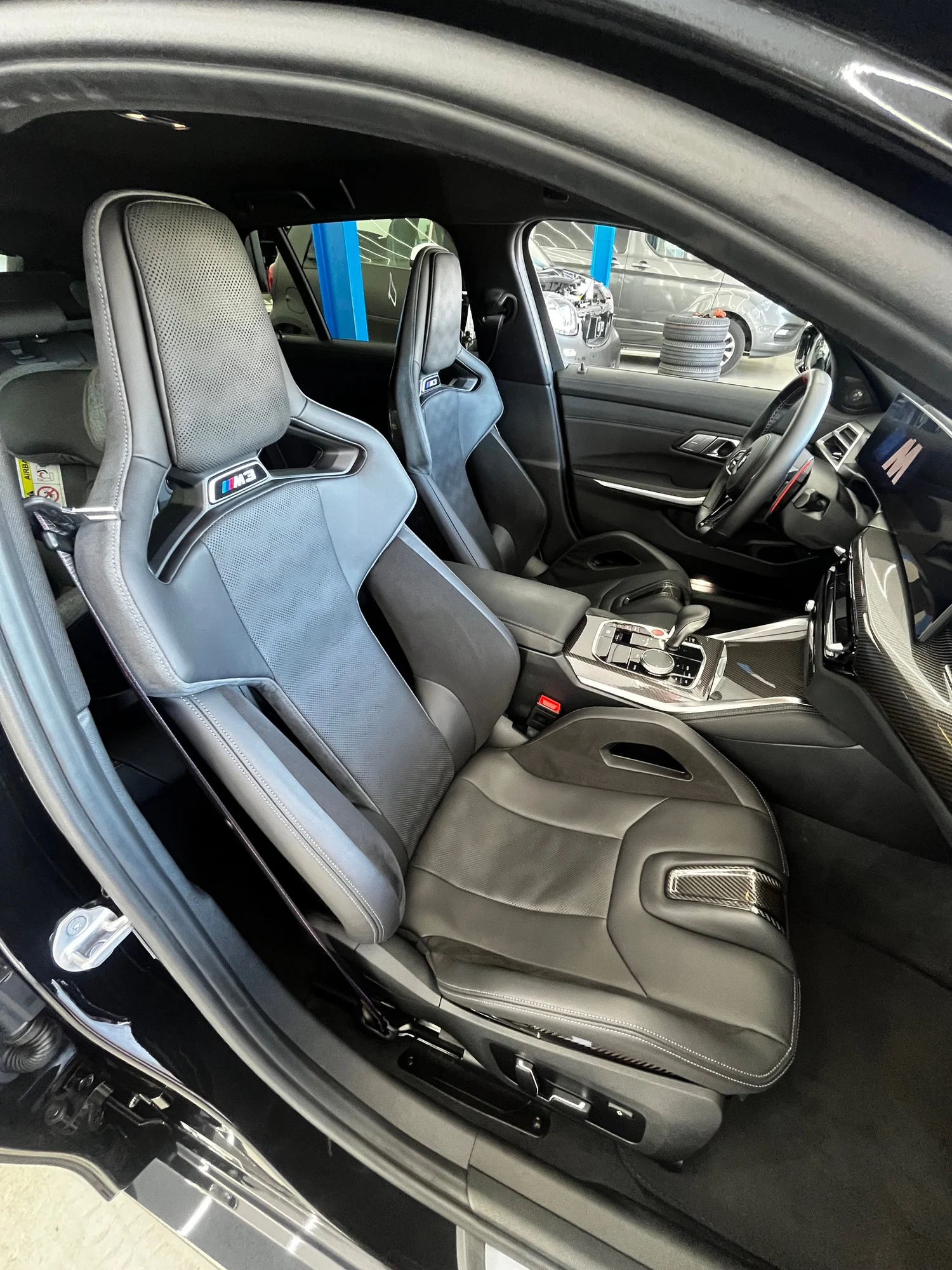 BMW M interior de cuero restaurado Diamond Details Alicante